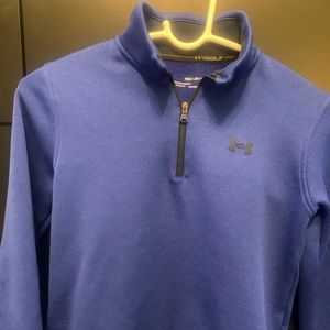 Blue Under Armour fleece 1/2 zip
